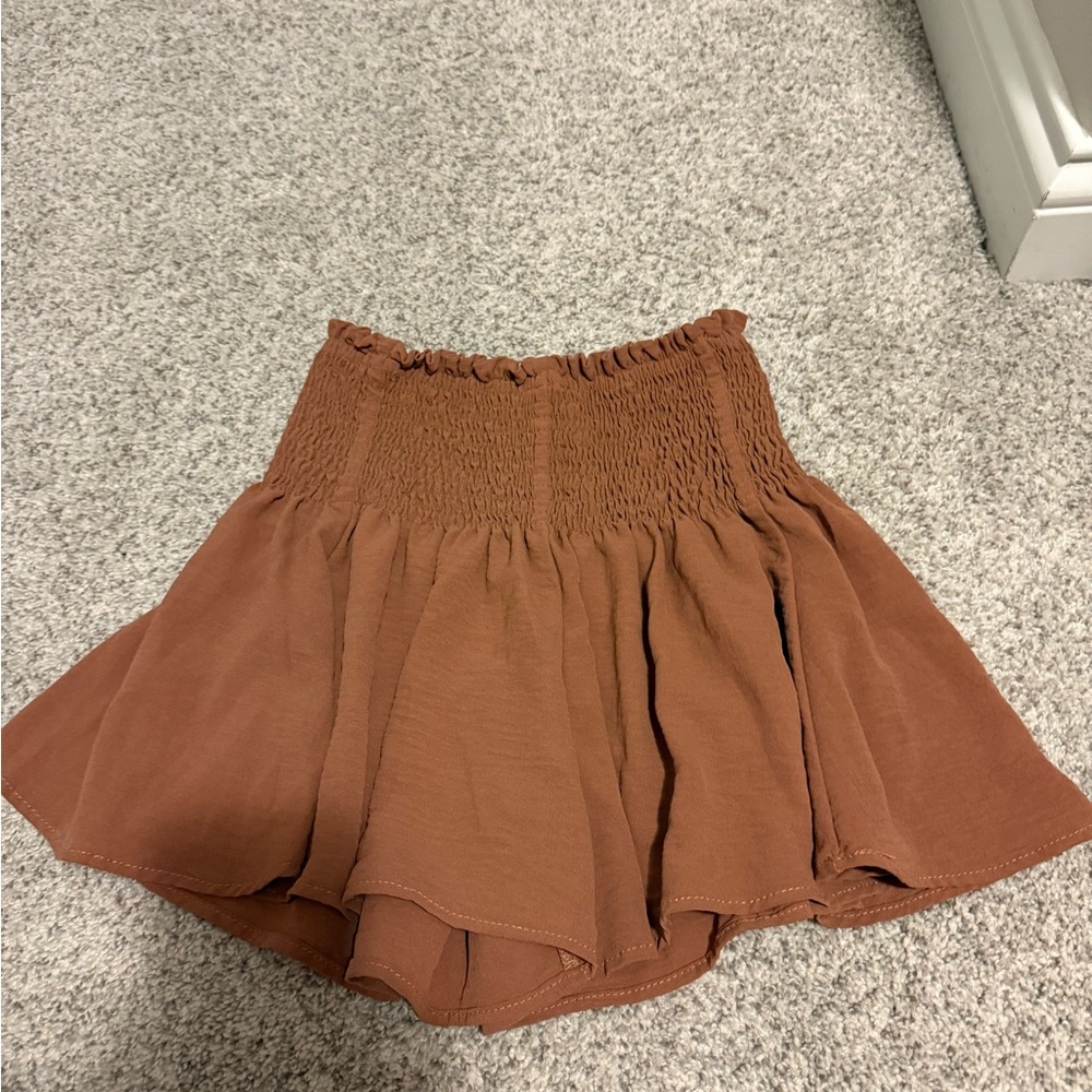 Altar'd State High Waist Brown Shorts
